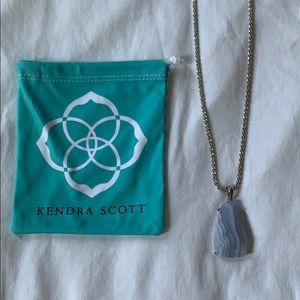 Kendra Scott Sandra Necklace - Blue Lace Agate